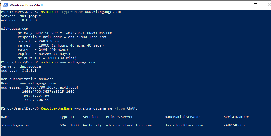 Avoid DNS Lookups Windows