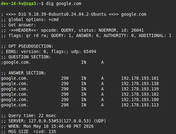 Verify TTL value in Linux