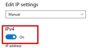IPv4 for DNS