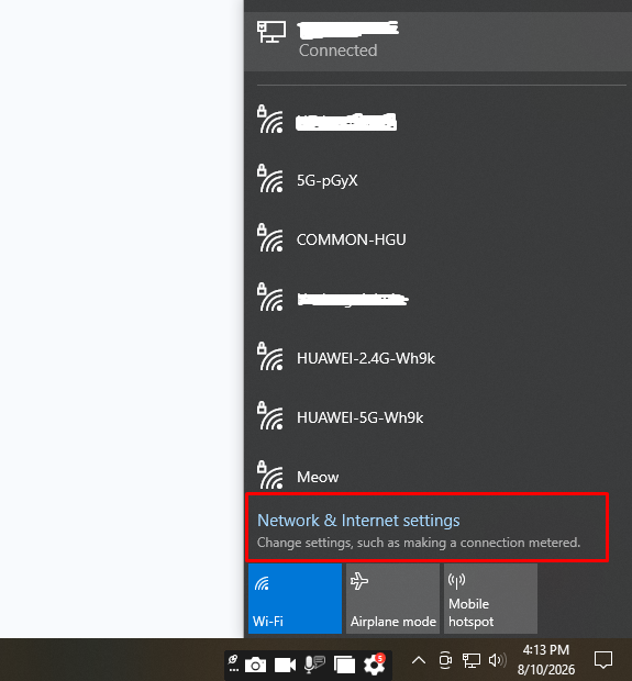 Manual DNS Fix